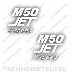 Puch M50 Jet 6 speed Weiss