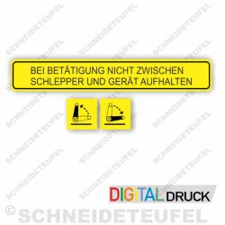 IHC Aufkleberset heben senken