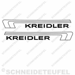 Kreidler Tankaufkleber s/w Set