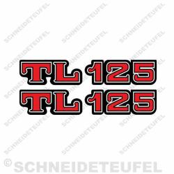 HONDA TL 125 Aufkleberset