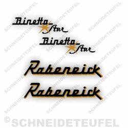 Rabeneick Binetta Star Aufkleberset