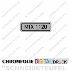 Gemischaufkleber 1-20