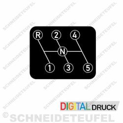 Schaltschema 5 Gang
