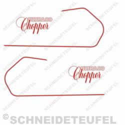 Hercules Ultra 80 Chopper Aufklebersatz