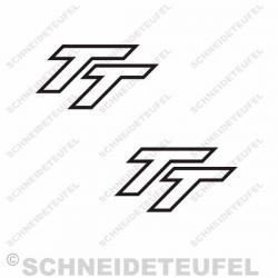 Zündapp TT Heckaufkleberset
