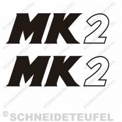 Hercules MK2 Seitenaufkleber schwarz