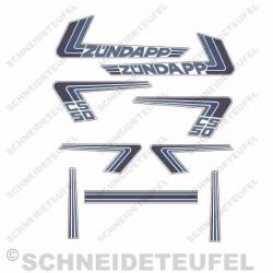 Zündapp CS 50 Aufkleberset blau