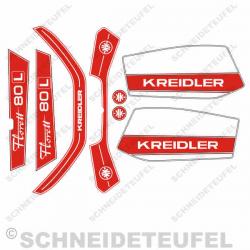 Kreidler 80 L Komplettset rot