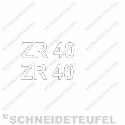 Zündapp ZR 40 Schriftzug