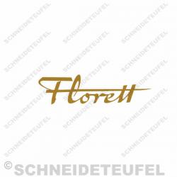 Kreidler Florett Schriftzug Gold