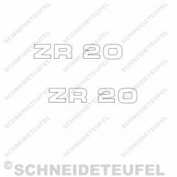Zündapp ZR 20 Rahmenaufkleber