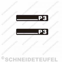 Hercules P3 Trittbrettaufkleber