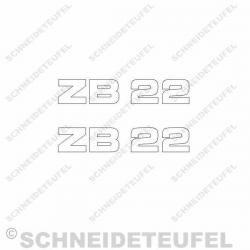 Zündapp ZB 22 Dekorset