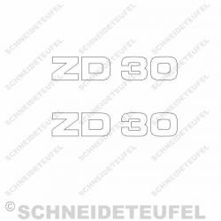Zündapp ZD 30 Dekorset