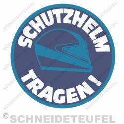 KTM Schutzhelm tragen Aufkleber rund