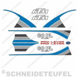 KTM 80 PL Komplettset blau