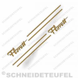 Kreidler Florett Tankaufkleberset