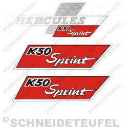 Hercules K50 Sprint Zusatzaufkleber