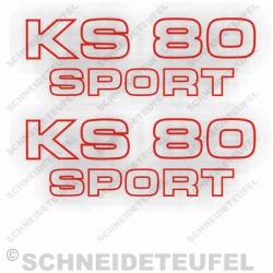 Zündapp KS 80 sport rot