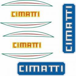 Cimatti Mofa Aufkleberset