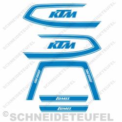KTM Comet Set Blau Weiss
