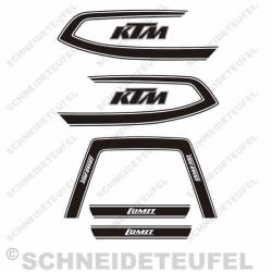 KTM Comet Set Schwarz MATT