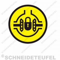 IHC Warnaufkleber Differentialsperre