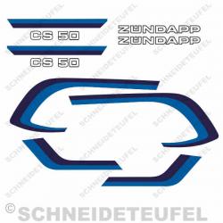 Zündapp CS 50 Komplettset Blau