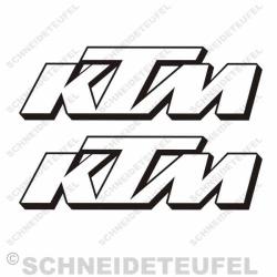 KTM Tankaufkleber 115mm