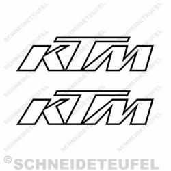 KTM Foxy Tankaufkleber