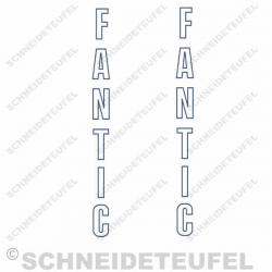 Fantic Gabelaufkleber