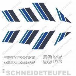 Zündapp CS 50 Komplettset Blau