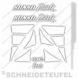 Heinkel Perle weiss Aufkleberset