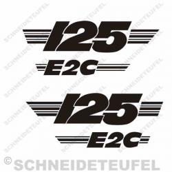 Malanca 125 E2C Seitenaufkleber schwarz