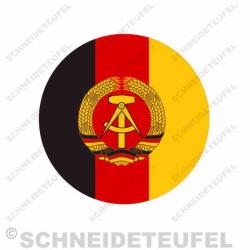 NVA Helmaufkleber 60mm