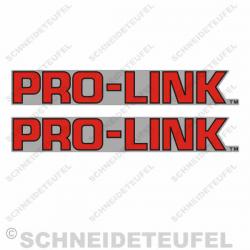 Honda Pro Link Schwingenaufkleber Rot