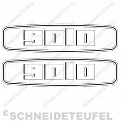 Solo Tankaufkleber