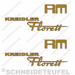 Kreidler Seitenaufkleber Florett RM Set
