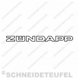 Zündapp Schriftzug 215mm, Einzelaufkleber