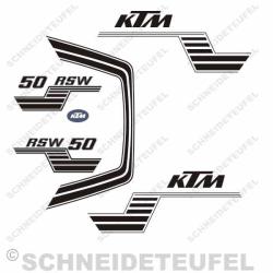 KTM 50 RSW Aufkleberset