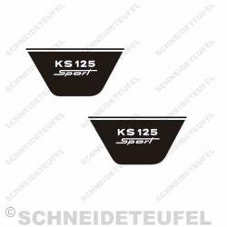 Zündapp KS 125 Sport Seitenaufkleber