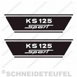 Zündapp KS 125 Sport Seitenaufkleber