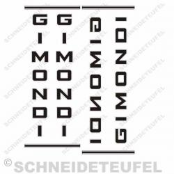 Gimondi Fahrradaufkleber sw