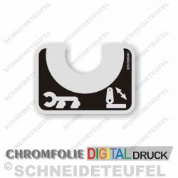 IHC Pflug Hydraulik Aufkleber