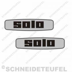 Solo Tankaufkleber Metallic