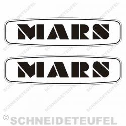 Mars Tankaufkleber weiss