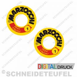 Marzocchi Stossdämpferaufkleber Typ 1