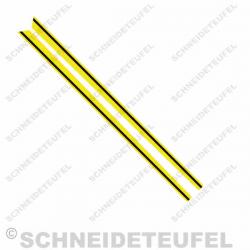 Kreidler Sitzbanklinien gelb Set