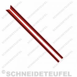 Kreidler Sitzbanklinien rot Set