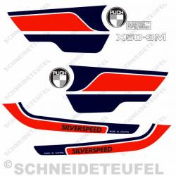 Puch X50 Aufkleberset